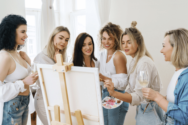 Bachelorette Painting Party